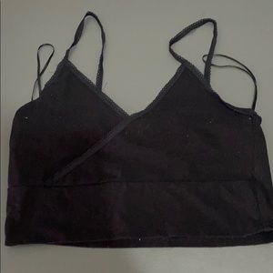 Black bralette